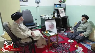 دیدار مسئول دفتر نمایندگی ولی فقیه در سپاه استان بوشهر با امام جمعه دیّر