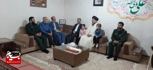 عید سعید غدیر و دیدار مسئولین پیشوا با خانواده شهید سید علی طباطبائی