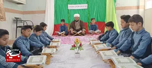 جزء خوانی قرآن کریم در مدارس شوش