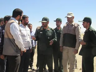 رزمایش اقتدار عاشورایی در بخش محرومیت زدایی با حضور ۹۰۰ نفر از جهادگران