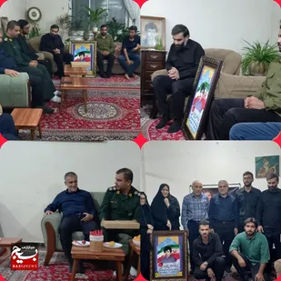 سرکشی از خانواده بسیجی شهید عزت اله صالحوند