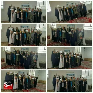 حلقات صالحین و پویش نامه به امام زمان در اردل