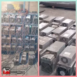 کشف مزرعه  استخراج ارز دیجیتال در شهرک صنعتی عباس آباد