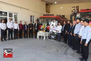 آتش&zwnj;نشانان قنواتی تجلیل شدند
