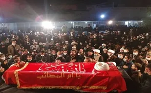 پیکر عمار انقلاب در خاک آرام گرفت + عکس