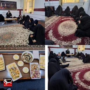 برگزاری مراسم سوگواری و سفره نذری مادران وهمسران شهدا در هندیجان