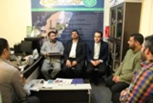 دیدار معاون روابط عمومی سازمان بسیج کشوربا مدیرو اعضاء سایت خبری گلستان ما