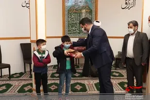 آیین تجلیل از فرزندان شهدای مدافع حرم در قم