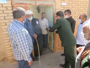 دیدار با خانواده معظم شهدای روستای حیدر آباد شهرستان تفت