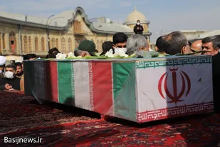 پیکر پاک شهید احسان مرادی در همدان تشییع شد