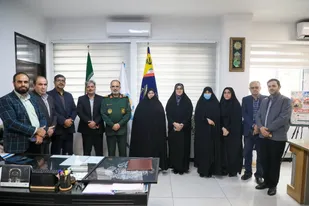 دیدار مدیرکل بهزیستی مازندران با فرمانده سپاه کربلا مازندران