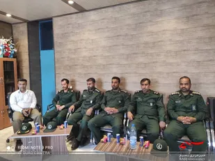 دیدار پرسنل ناحیه فاریاب از رئیس شورای نگهبان شهرستان و غبارروبی قبور شهدا