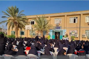گرامیداشت هفته بسیج در مدرسه حضرت معصومه (س) چغادک