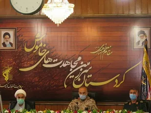 مراسم تکریم و معارفه جانشین فرماندهی در سپاه بیت المقدس