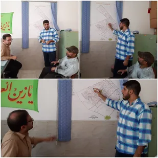 جلسه قرارگاه محل محور حوزه مقاومت بسیج روح الله برگزار شد