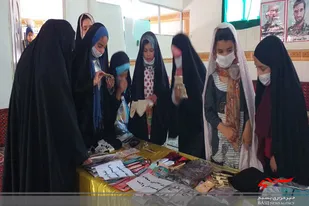 برپایی نمایشگاه حجاب و عفاف در فامنین