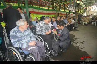 گزارش تصویری دیدار کارکنان ناحیه امام صادق(علیه السلام)اصفهان از آسایشگاه جانبازان شهیدمطهری(ره)