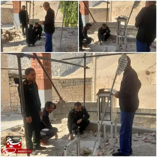 همزمان با هفته دولت قبور مطهر شهدا عطر افشانی شد
