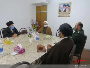 حضور مسئول نمایندگی ولی فقیه سپاه استان سمنان در سرخه