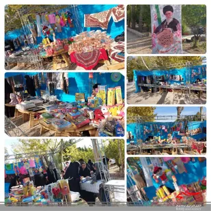 برپایی نمایشگاه اقتصاد مقاومتی توسط گروه جهادی شهید حججی حوزه الزهراء