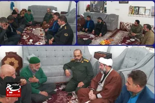 دیدار با خانواده شهید مدافع حرم در دیباج&nbsp;