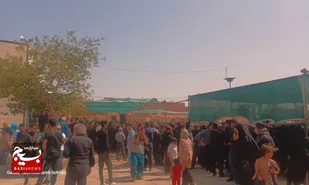 هم&zwnj;آوایی نوحه و عزاداری در رباطی از شهرستان فیروزه؛ آیین چهل و هشتم با حضور مردم و مسئولان
