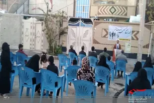 برگزاری مراسم محوری (آبروی محله )توسط حوزه شهیده زارعی زاهدان