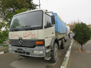 ارسال محموله های غذایی توسط سپاه آبیک به رزمندگان محور شمال غرب کشور