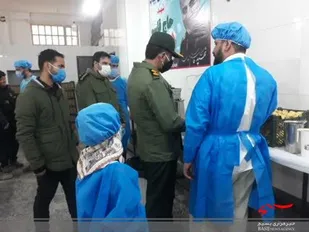 بازدید معاون سازندگی ناحیه امام حسن (ع) از گروه جهادی شهید حقانی