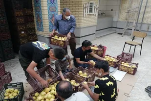 توزیع ۲۰ تن مرکبات بین ۲۵۰۰ خانواده نیازمند شهر شیراز