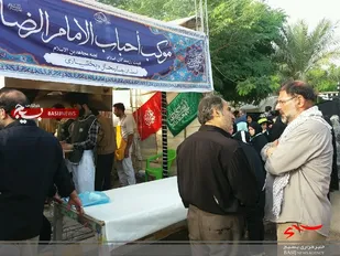 خدمت رسانی مواکب شهرکرد در کربلا