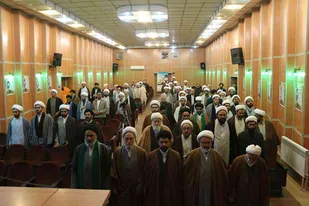 گردهمایی طلاب و روحانیون شاهرود به مناسبت ۹ دی