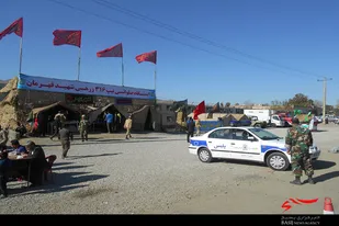 خدمت&zwnj;رسانی موکب شهید قهرمان همدان به زائران حسینی