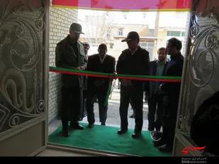ساختمان حوزه مقاومت بسیج امام حسن مجتبی (ع) شهر برف انبار افتتاح شد.