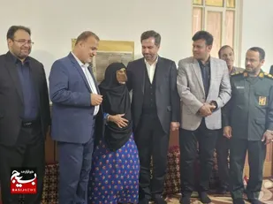 دیدار فرمانده سپاه شهرستان عسلویه با خانواده شهدا