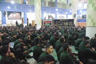 مراسم عزاداری نیروهای مسلح شهرستان  میبد برگزار شد