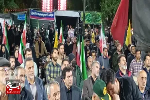 تداوم حضور مردم شهرستان رزن در تجمعات شبانه