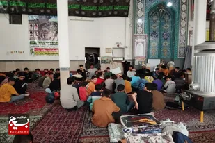 حضور پرشور و استقبال کم نظیر دانش&zwnj;آموزان فامنینی از اعتکاف