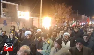 خروش مردم ولایتمدار و انقلابی فامنین به خونخواهی امام شهید