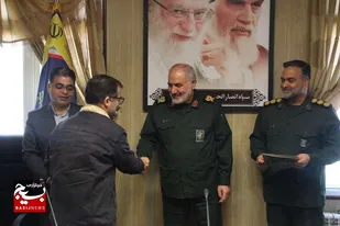 دیدار فرمانده سپاه انصار الحسین(ع) با جمعی از وابستگان سپاه استان همدان