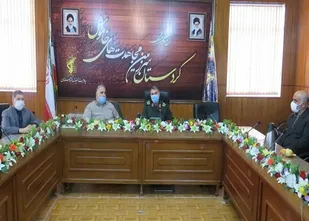 مراسم تودیع و معارفه مسوول کانون وابستگان سپاه بیت المقدس کردستان
