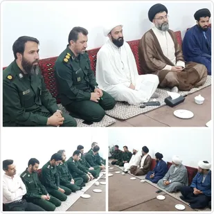 دیدار فرمانده سپاه با امام جمعه جدید شهرستان پیشوا