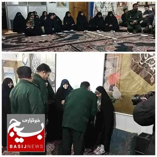 حضور سردار معروفی در پایگاه عفاف، حوزه عصمتیه