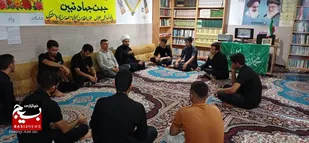 برگزاری جلسه روشنگری و جهاد تبیین با محوریت تفسیر آیه جهاد در روستای حلاف ۳