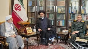 دیدار سردار محمدی و حجت الاسلام علیی با امام جمعه استان دکتر سید حسن عاملی به مناسبت روز پاسدار
