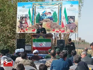 رونمایی از المان شهید گمنام شهر &laquo;آوه&raquo;
