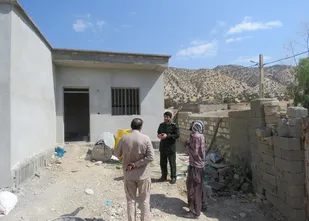 سرکشی از منازل محرومین روستای چگا از توابع بخش چوار