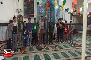 دیدار کارکنان دفتر نمایندگی ناحیه رزن با اعضای حلقات صالحین