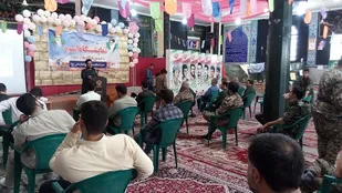 افتتاح نمایشگاه طرح اسوه با حضور پایگاه های مقاومت تابعه حوزه مقاومت بسیج امام علی (ع)