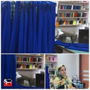 کارآفرینی بانوی هندیجان باتولید دوخت لباس